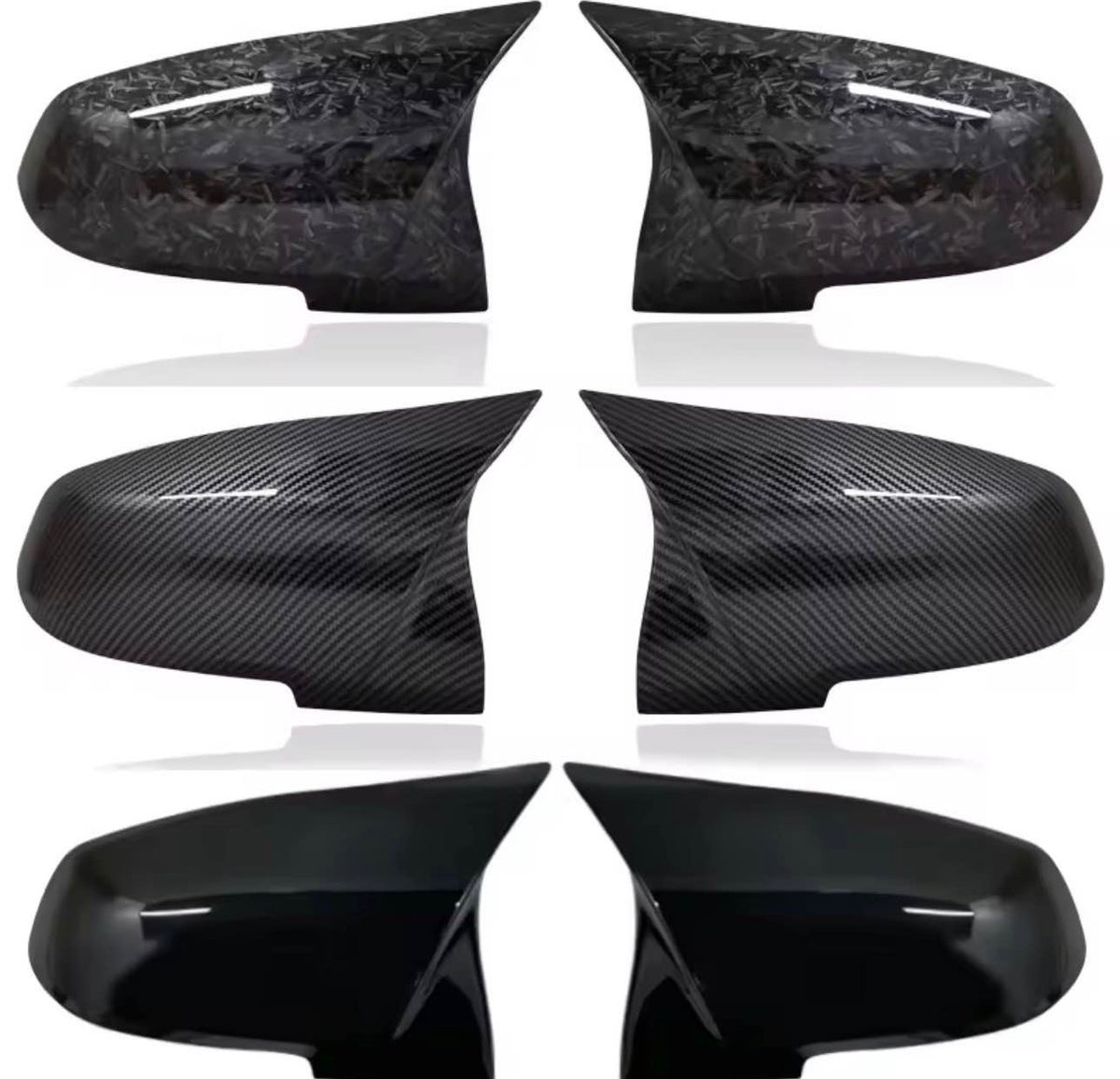 BMW F-Series M-Style Gloss Black Mirror Caps