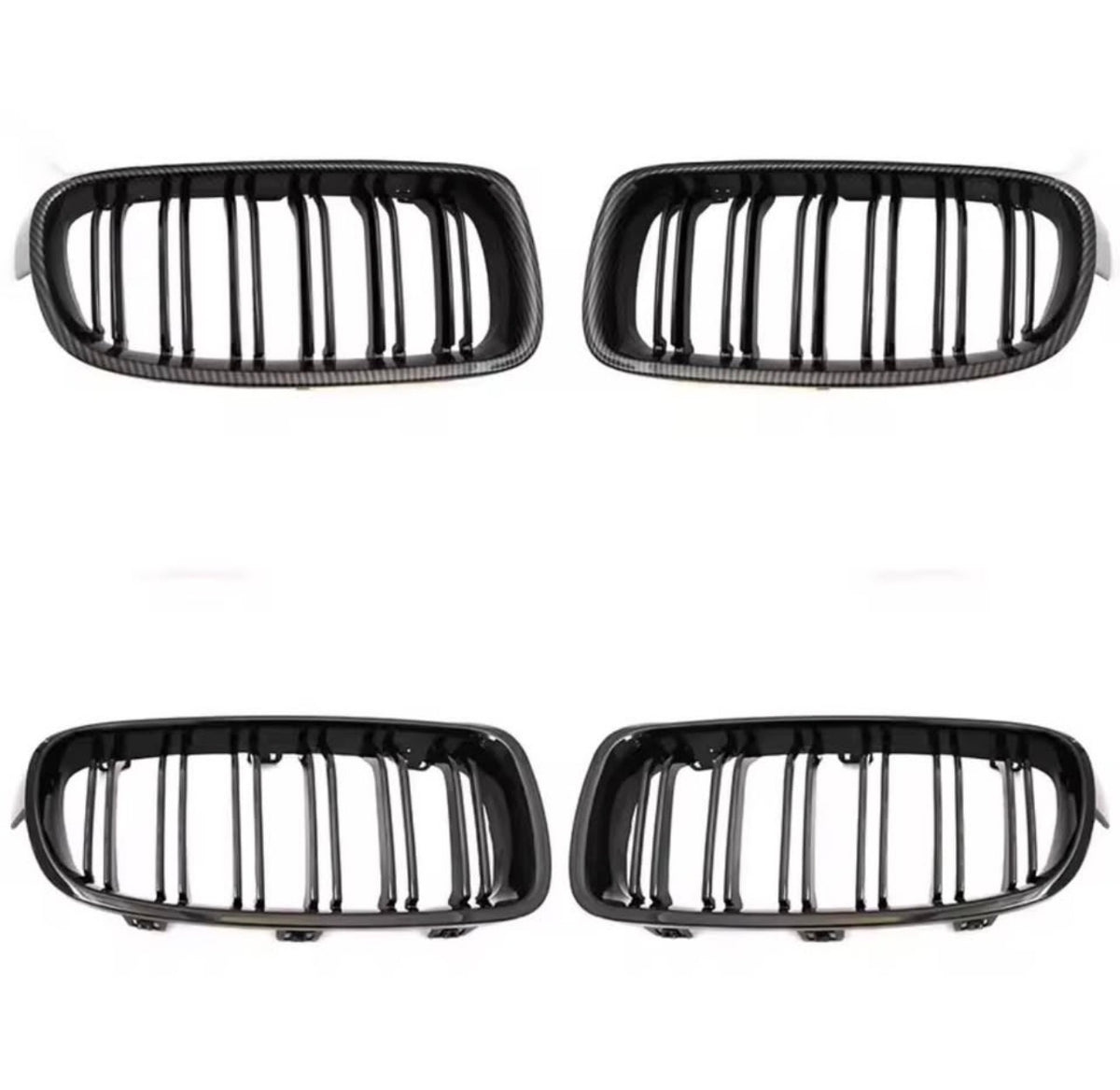 BMW F30/F31 M-Style Dual-Slat Kidney Grilles