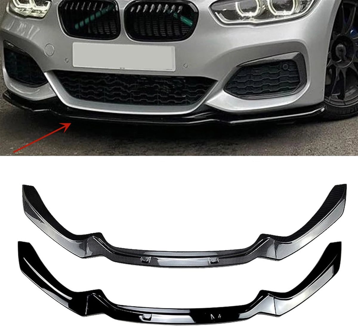 BMW 1 Series F20/F21 M-Sport Front Lip Splitter (2015–2019)
