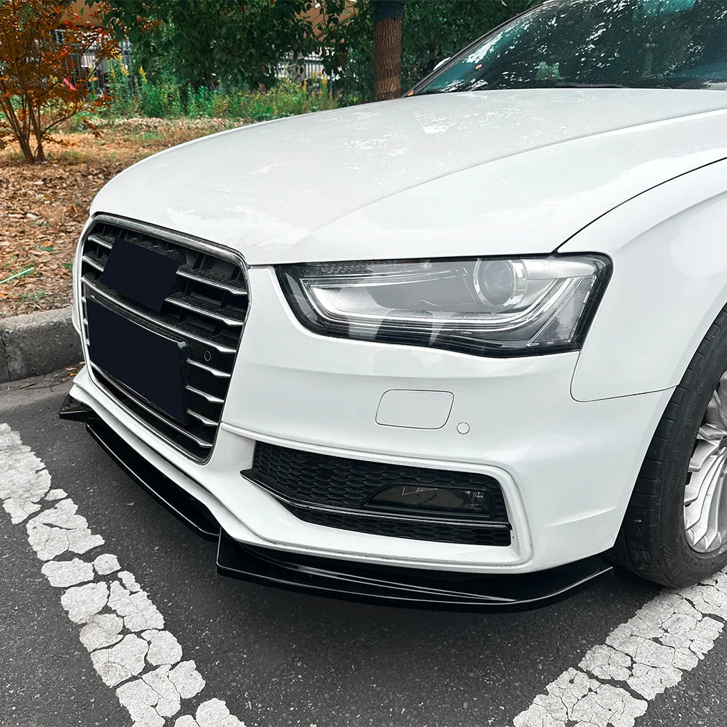 Audi A4/S4 B8.5 S-Line 3-Piece Front Lip Splitter (2012–2015)
