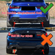 BMW G20 / G21 3 Series M Performance Style Rear Diffuser – Gloss Black (2019–2022 Pre-LCI)
