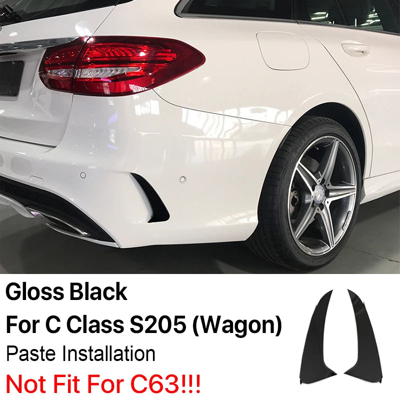 Mercedes-Benz C-Class W205/C205/S205 Rear Bumper Canard Flaps