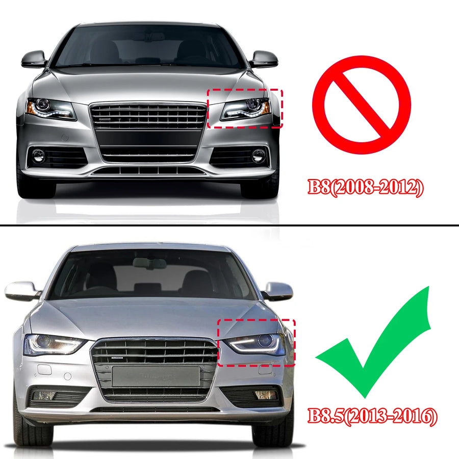 Audi A4 / S4 B8.5 Black Honeycomb Front Grille (2013–2015)