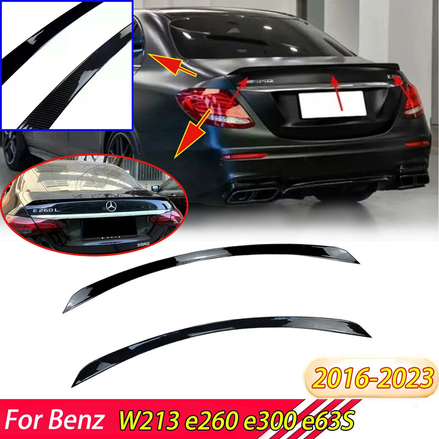 Mercedes-Benz E-Class W213 Rear Boot Lip Spoiler (2016–2023)