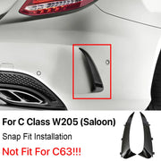Mercedes-Benz C-Class W205/C205/S205 Rear Bumper Canard Flaps