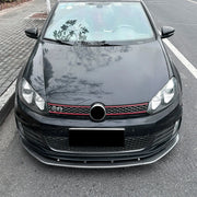 Volkswagen Golf Mk6 GTI Front Bumper Lip Splitter Kit (2008–2012)