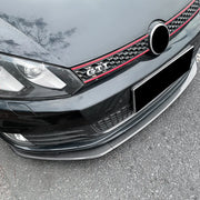 Volkswagen Golf Mk6 GTI Front Bumper Lip Splitter Kit (2008–2012)