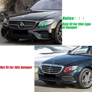 Mercedes-Benz E-Class W213/S213 AMG-Line Front Bumper Trim Kit (2016–2020)