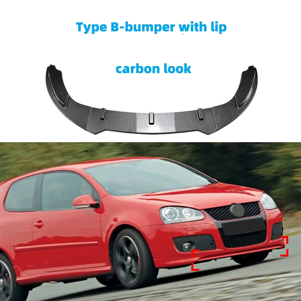 Volkswagen Golf MK5 GTI / Jetta GLI Front Bumper Lip Spoiler (2003–2009)