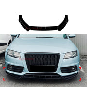 Audi A4/S4 B8 S-Line Front Lip Splitter (2009–2012)