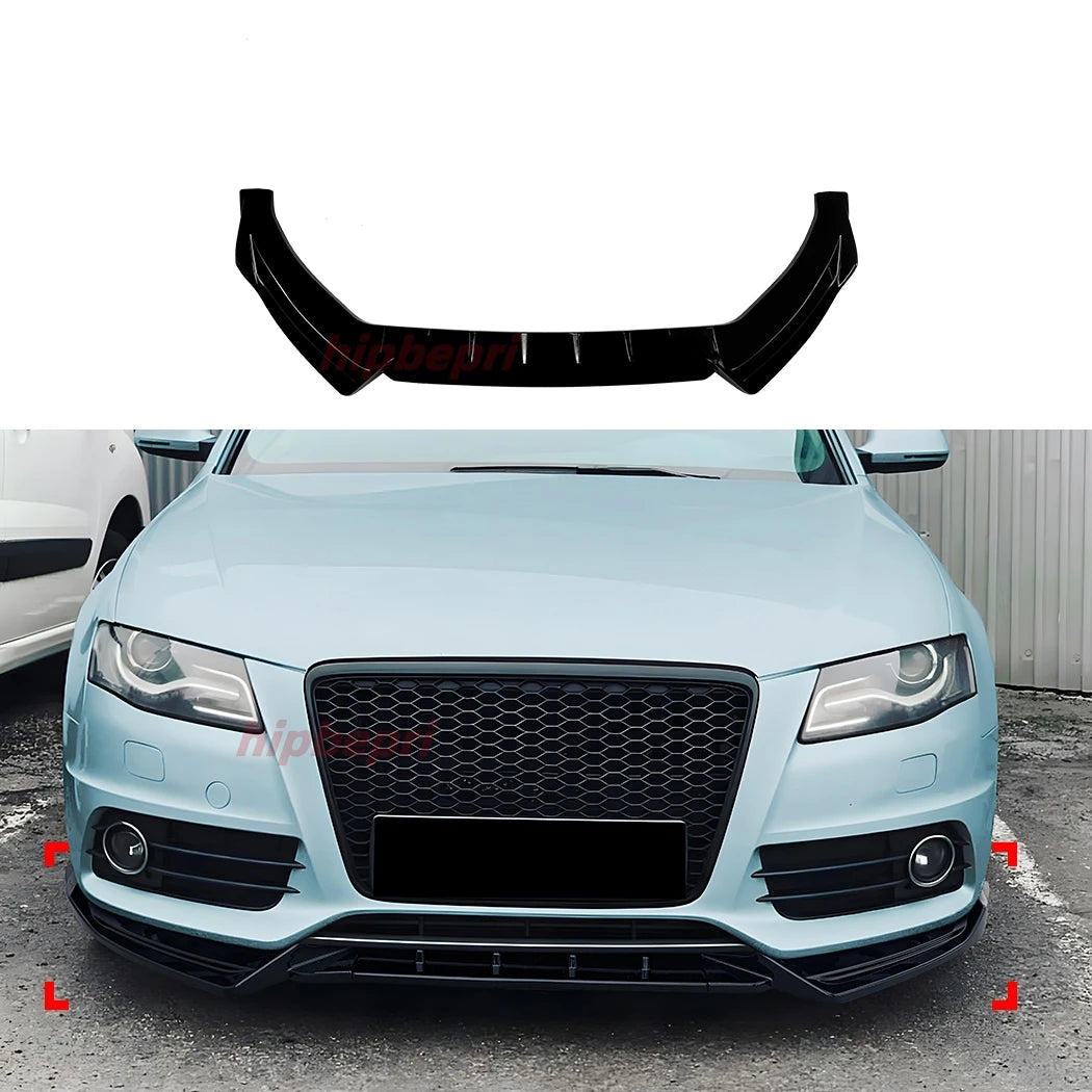 Audi A4/S4 B8 S-Line Front Lip Splitter (2009–2012)