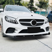 Mercedes-Benz C-Class W205 AMG-Line Front Lip Splitter (2019–2021)