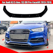 Audi A3/S3 8V S-Line Front Lip Splitter (2013–2016)