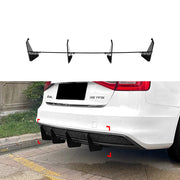 Audi A4 B8.5 S-Line Gloss Black Rear Diffuser (2013–2016)