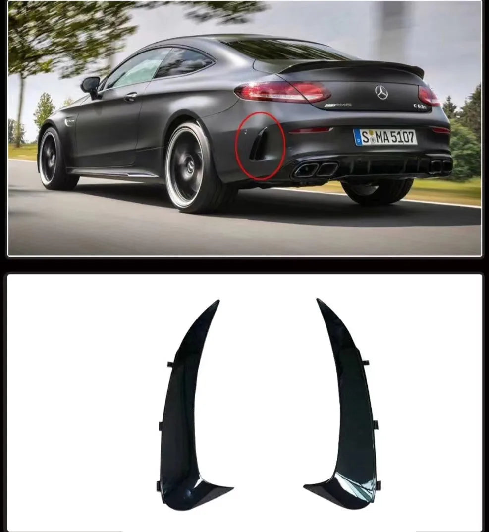 Mercedes-Benz C-Class W205/C205/S205 Rear Bumper Canard Flaps