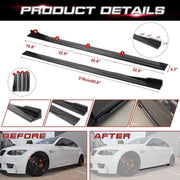 BMW 2.2M Gloss Black Side Skirt Extensions – F10 F20 F30 G01 G20 G30 X3 X5