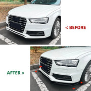 Audi A4/S4 B8.5 S-Line 3-Piece Front Lip Splitter (2012–2015)