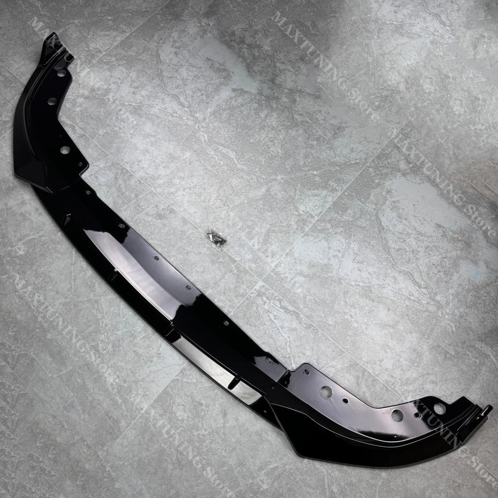 Maxton Style BMW G20 / G21 3 Series LCI Maxton Style Front Lip Splitter – Gloss Black (2022–2025 M Sport)