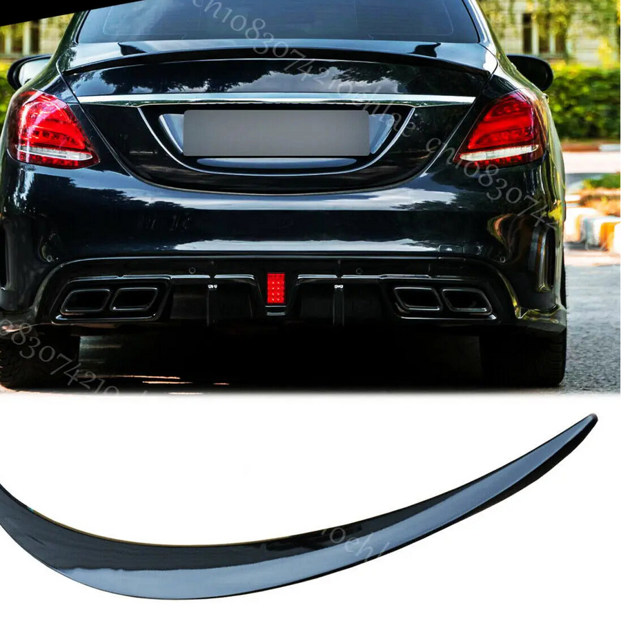 Mercedes-Benz C-Class W205 Sedan Boot Lip Spoiler (2015–2021)