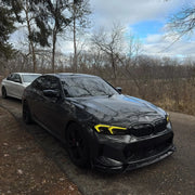 Maxton Style BMW G20 / G21 3 Series LCI Maxton Style Front Lip Splitter – Gloss Black (2022–2025 M Sport)